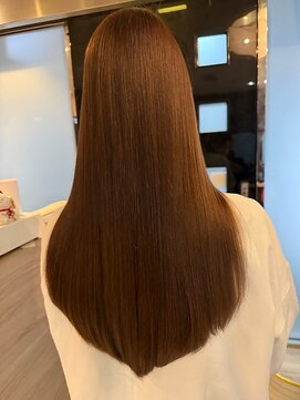 ヘアメイク フォックス 錦店(hair make FOX) 透明感/艶髪/ロング/ストレート/テラコッタブラウン