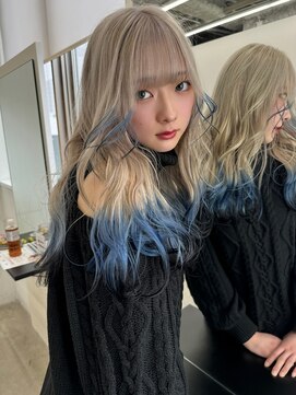 リノート バイ エゴル 太田川(Linoet by ENGOL) ホワイトブロンド/ デザインカラー/ハイトーンカラー