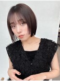 髪質改善/大人ガーリー/似合わせカット/ショートボブ前髪/川崎
