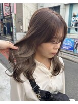 ガーデン ジングウマエ(GARDEN jingumae)&nbsp;透けブラウン×ベージュインナーカラー