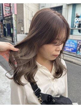 ガーデン ジングウマエ(GARDEN jingumae) 透けブラウン×ベージュインナーカラー