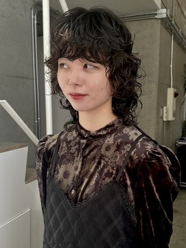 ニーム 栄(nimes) 強めウルフパーマ「栄・矢場町・パーマ」