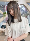 ブリーチ2回インナーカラー