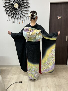 アマング ヘアーセット着付け