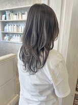 キャアリー(Caary)&nbsp;福山Caary春夏ふんわりロングレイヤーシアーグレージュカラー