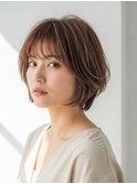 レイヤーボブ[ショート/ボブ/白髪染め/白髪ぼかし/川越]