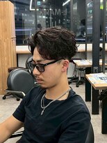 リッチブランドアンドコー 守口店(Rich Brand&Co) 緩めツイストスパイラルパーマ波巻きパーマメンズパーマ20代30代
