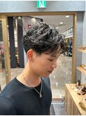 強め毛流れパーマ