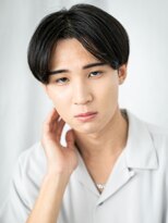 モッズヘア メン 新所沢店(mod's hair men)&nbsp;ビジカジ重めブラックかき上げツーブロックメンズカットf新所沢
