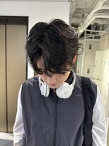 バース 梅田中崎町店(BIRTH)&nbsp;シャドウパーマ×サイドパート