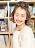 【K-two心斎橋】ゆるふわフェミニンボブ～大人ねじりアレンジ～