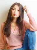 毛先ワンカールの愛されロング