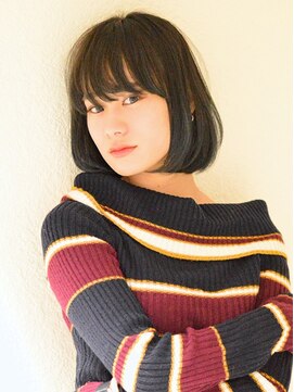 コロ(COLO) 【COLO 吉祥寺 マスミツ】透け感ブルーボブ