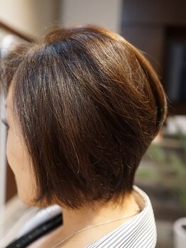 ルシア ヘアー サロン(Lucia Hair Salon)の写真/【多治見駅より徒歩約2分/無料駐車場アリ】髪に優しいグレイカラー(白髪染め)は《Lucia》にお任せ！