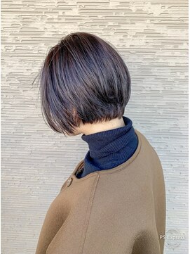 ラフ 八乙女(Rough) 大人ガーリー/ダークアッシュ/ミディアムレイヤーカット/八乙女