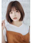 【Rire-リル銀座-】シースルーなナチュラルストレートボブ☆