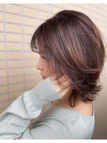 ジュジュル 稲毛本店(jujur)&nbsp;透明感カラー/ロング/カーキグレージュ/大人かわいい【稲毛】