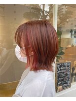 ジプソ(Gypso Hair salon)&nbsp;【 イヤリングカラー × レッド 】