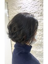 エイム 下北沢(aim)&nbsp;イメチェン　大人のニュアンスパーマボブ