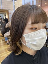 エイム ヘアメイク 横川店(eim HAIR MAKE)&nbsp;韓国ヘア×イヤリングカラー