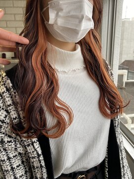 サクラ 岐阜(SAKURA) インナーカラーオレンジ