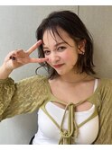 GEM◎イヤリングカラー×シースルーバング