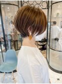 【武井俊樹】髪質改善ショート ココアベージュグレージュカラー