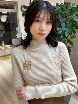 バランス ヘアーアンドアイラッシュ 野田店(balance.) 韓国ヘア×ラベンダーグレージュ