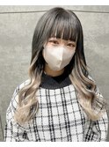 #高知 #美容室 #エクステ #ロング #ホワイト #グレー #20代