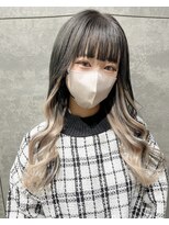 ガルボ ヘアー(garbo hair) #高知 #美容室 #エクステ #ロング #ホワイト #グレー #20代