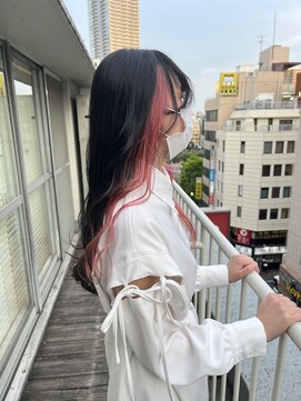 アジールヘア 池袋東口店(agir hair) ペールピンクインナー