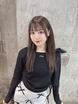 サロンドミルク 原宿(salon de MiLK) 【salon de MiLK 原宿】透明感ミントベージュカラー