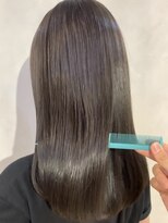 オリンテ バイ レシッド 表参道(orente by rcid)&nbsp;髪質改善マチルダボブ/ダークシルバーグレージュ/レイヤーロング