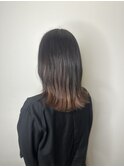 インナーカラーピンク×黒髪