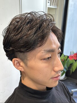 エムプラス 二子玉川(Mplus) 簡単にキマる！メンズ◎ニュアンスパーマ◎　M plus 鹿嶋