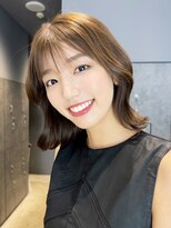 アイティーバイアルバム 八王子店(IT by ALBUM)&nbsp;くびれミディ_切りっぱなしボブエアリーロング_ba479111