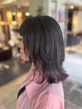 サラジュ 西宮北口店(SARAJU) 【SARAJU 西宮北口店】ミディアムレイヤーボブ