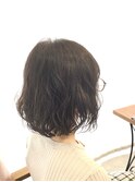ボブ × パーマ