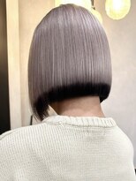 ウェイビーズ(WAVY'S)&nbsp;xブリーチ/イメチェン/ホワイトブロンド/外ハネボブ/美髪/