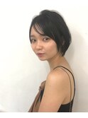 耳かけコンパクトショート × セミウエット質感　3（町田）