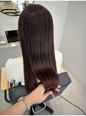 艶マロンブラウン×髪質改善トリートメント