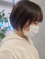 エリマ 武蔵小杉(elima) 武蔵小杉ベージュカラーくびれショートボブくびれショートカット