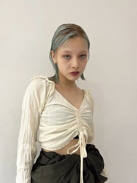 ザスリック 代官山(THE SLICK) brown×lime green