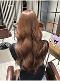 アプリコットベージュ×髪質改善トリートメント