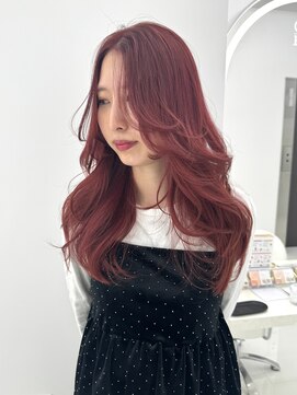 コア プラス 立川(COA PLUS) ワンホンレイヤーカット/ワインレッド【井澤彩】