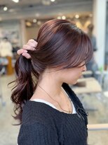 エインアンリー 明治神宮前(AIN.ANLY.) 透明感カラーレイヤーカット前髪カット小顔カット顔周りカット