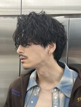 テン 心斎橋(tenn.) 心斎橋センターパートニュアンスパーマフェザーショート緩め色気