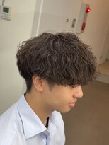 プルーブトウキョウ 渋谷(PROVE TOKYO)&nbsp;爽やかビジネスツーブロック無造作ナチュラル波巻きパーマ