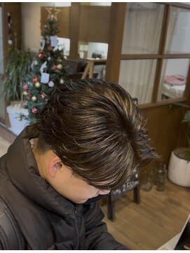 ココアンドワオ(COCO&WOW!) ニュアンスパーマ/フェザーパーマ/ツーブロック/マッシュ