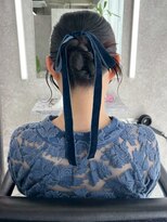 アイリス 天文館店(AIRIS) お呼ばれへア ヘアセット カチモリ 韓国ヘア 結婚式 お団子ヘア